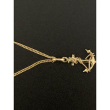 Load image into Gallery viewer, 18K Gold Necklace Curb Chain 19.50&quot; with Anchor Pendant 2.84 grams - Rafant
