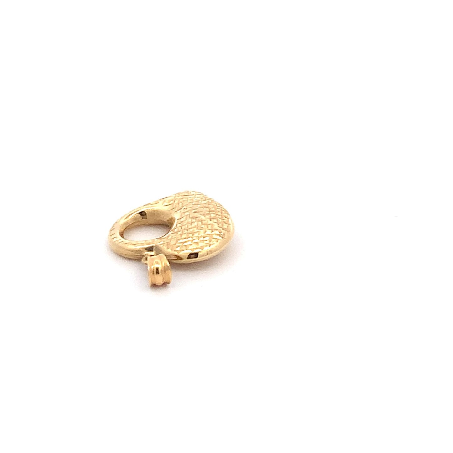 18K Yellow Gold Pendant Heart 1.55 grams - Rafant
