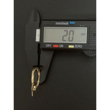 Load image into Gallery viewer, 18K Gold Earrings Hoops Loops Twisted Small 1.11 grams - Rafant
