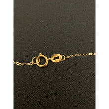 Load image into Gallery viewer, 18K Gold Necklace Chain with Heart Key Pendant 0.69 grams - Rafant
