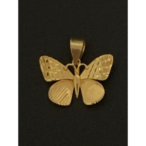 18K Gold Pendant Butterfly 1.62 grams - Rafant