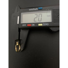 Load image into Gallery viewer, 18K Gold Earrings Hoops Loops Small 0.88 grams - Rafant
