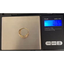 Load image into Gallery viewer, 18K Gold Ring Tricolor White Yellow Rose Gold 1.86 grams S 6 - Rafant
