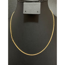 Load image into Gallery viewer, 18K Gold Necklace Chain Curb 17.5 inches 2.37 grams - Rafant
