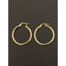 Load image into Gallery viewer, 18K Gold Earrings Hoops Loops 1.60 grams - Rafant
