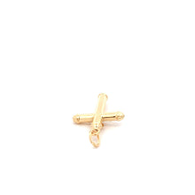 Load image into Gallery viewer, 18K Yellow Gold Pendant Cross Jesus Christ Religious 1.67 grams - Rafant
