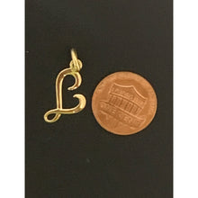 Load image into Gallery viewer, 18K Gold Pendant Letter L 0.74 grams - Rafant
