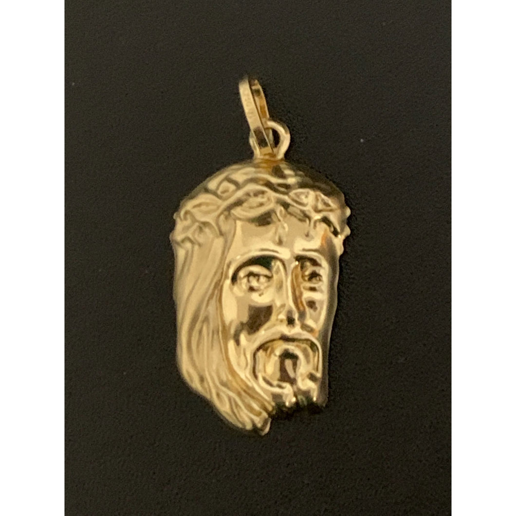 18K Gold Pendant Face of Jesus Christ 1.28 grams - Rafant