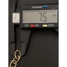 Load image into Gallery viewer, 18K Gold Bracelet Oval Chain Link 3.48 grams 7.5 inches - Rafant
