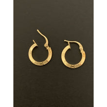 Load image into Gallery viewer, 18K Gold Earrings Hoops Loops 0.92 grams Small - Rafant
