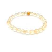 Load image into Gallery viewer, 24K Gold Money Bag Lucky Charm Bracelet Gemstones Citrine 7.5-8mm - Rafant
