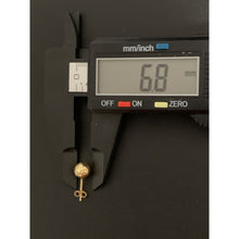 Load image into Gallery viewer, 18K Gold Earrings Stud balls 0.86 grams Small - Rafant
