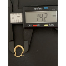 Load image into Gallery viewer, 18K Gold Earrings Hoops Loops Small 1.21 grams - Rafant
