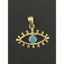 Load image into Gallery viewer, 18K Gold Pendant Turquoise 0.63 grams - Rafant
