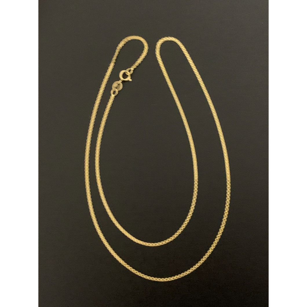 18K Gold Necklace Chain 1.62 grams 18 inches - Rafant