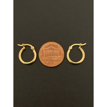Load image into Gallery viewer, 18K Gold Earrings Hoops Loops Small 0.91 grams - Rafant
