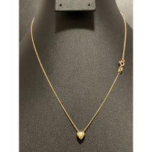 Load image into Gallery viewer, 18K Gold Necklace Chain 16.50 inches with Heart Pendant 1.68 grams - Rafant
