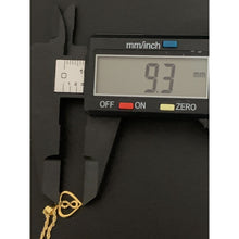 Load image into Gallery viewer, 18K Gold Necklace Chain 18 inches Heart Infinity Pendant 1.32 grams - Rafant
