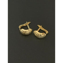 Load image into Gallery viewer, 18K Saudi Gold French Clip Earrings - Rafant
