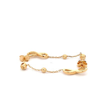 Load image into Gallery viewer, 18K Yellow Gold Earrings Infinity Dangling 2.28 grams - Rafant
