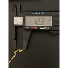 Load image into Gallery viewer, 18K Gold Necklace Chain 16 inches  with Fairy Pendant 1.70 grams - Rafant
