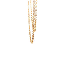 Load image into Gallery viewer, 18K Yellow Gold Necklace Chain Rolo Link 1.37 grams 19.5 inches Women - Rafant
