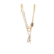 Load image into Gallery viewer, 18K Yellow White Gold Bracelet Charms Size 7.5 inches - Rafant
