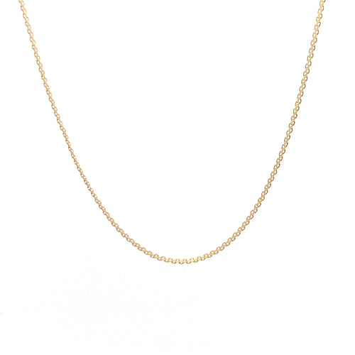 18K Yellow Gold Necklace Chain Bismark 1.56 grams 18 inches - Rafant