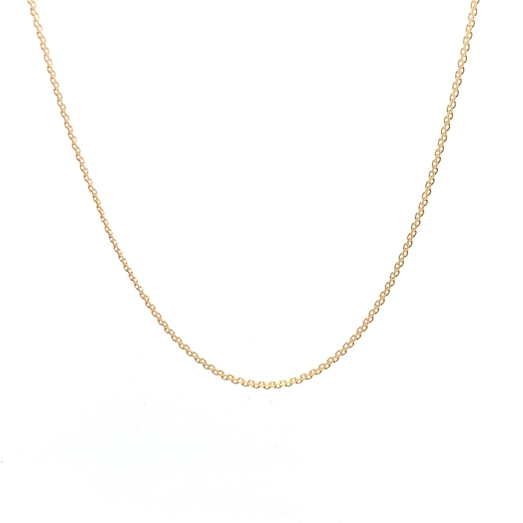 18K Yellow Gold Necklace Chain Bismark 1.56 grams 18 inches - Rafant