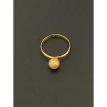 Load image into Gallery viewer, 18K Gold Ring Ball 1.59 grams Size 5.75 - Rafant
