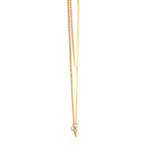 Load image into Gallery viewer, 18K Yellow Gold Necklace Chain Serpentine 1.54 grams 17.75 inches - Rafant
