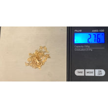 Load image into Gallery viewer, 18K Gold Necklace Paperclips Chain 17.75 inches 2.76 grams - Rafant
