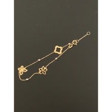 Load image into Gallery viewer, 18K Gold Bracelet with Charms Size 6 plus 0.75 inches extensions 1.17 grams - Rafant
