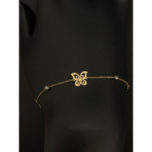 Load image into Gallery viewer, 18K Gold Bracelet with Charms Size 6 plus 0.75 inches extensions 1.17 grams - Rafant
