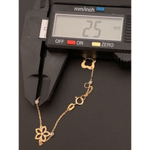 Load image into Gallery viewer, 18K Gold Bracelet with Charms Size 6 plus 0.75 inches extensions 1.17 grams - Rafant
