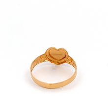 Load image into Gallery viewer, 18K Yellow Gold Ring Heart Women Size 7 - Rafant
