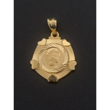 Load image into Gallery viewer, 18K Gold Pendant Queen Crown Heart 1.48 grams - Rafant
