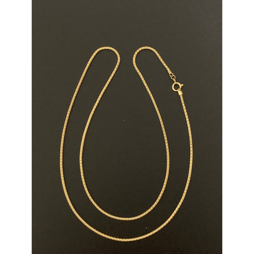 18K Gold Necklace Chain 17.75 inches 1.90 grams - Rafant