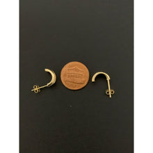 Load image into Gallery viewer, 18K Gold Earrings Stud Post 1.03 grams - Rafant
