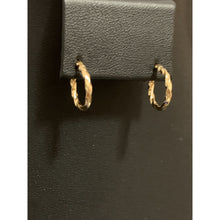 Load image into Gallery viewer, 18K Gold Earrings Hoops Loops 0.89 grams Very Small - Rafant
