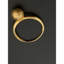 Load image into Gallery viewer, 18K Gold Ring Ball 1.24 grams Size 5.75 - Rafant
