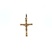 Load image into Gallery viewer, 18K Gold Pendant Cross Jesus Christ Religious 1.28 grams - Rafant
