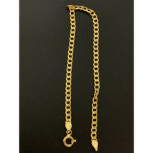 Load image into Gallery viewer, 18K Saudi Gold Bracelet Curb Link Chain Size 7.25 inches 1.75 grams - Rafant

