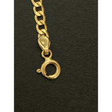 Load image into Gallery viewer, 18K Saudi Gold Bracelet Curb Link Chain Size 7.25 inches 1.75 grams - Rafant
