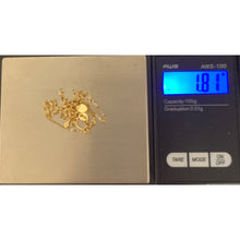 Load image into Gallery viewer, 18K Gold Necklace Chain 17 inches plus 1 inch extension with Stethoscope Pendant 1.81 grams - Rafant
