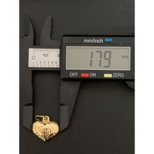 Load image into Gallery viewer, 18K Saudi Gold Pendant Puffed Heart - Rafant
