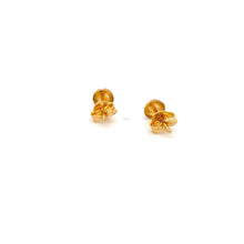 Load image into Gallery viewer, 18K Gold Earrings Stud Tiny 0.76 grams Tricolor - Rafant
