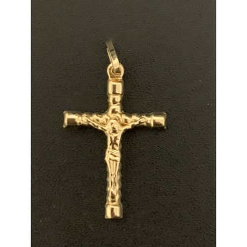 18K Gold Pendant Cross 1.08 grams - Rafant
