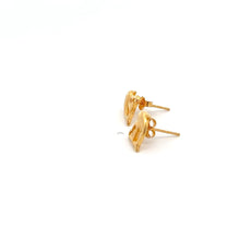 Load image into Gallery viewer, 18K Gold Earrings Stud Heart Dolphin Small 1.07 grams Small - Rafant
