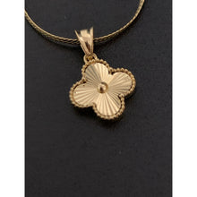 Load image into Gallery viewer, 18K Gold Necklace Snake Chain 18 inches with Lucky Four Clover Pendant - Rafant
